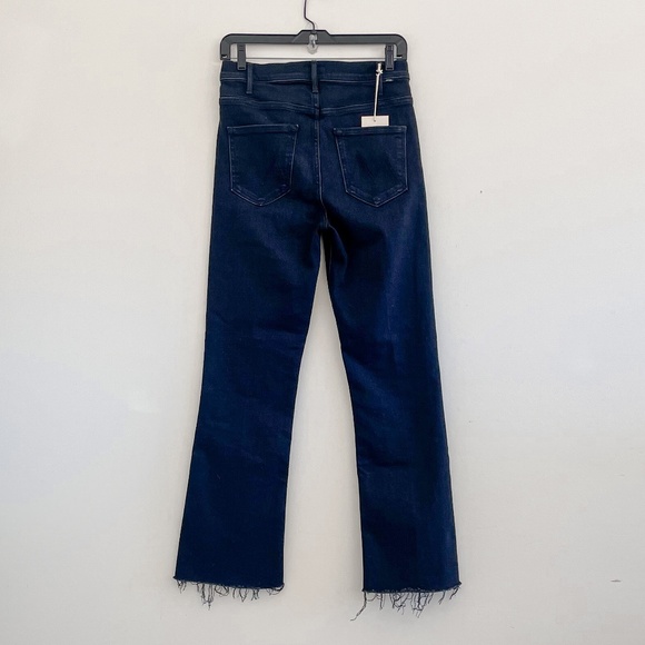 Mother The Hustler Ankle Fray Jeans in Encounters At Night 28 NWT - Picture 7 of 11